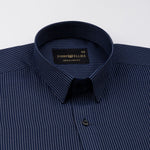 Marquis Blue Stripes Cotton Shirt - John Ellies