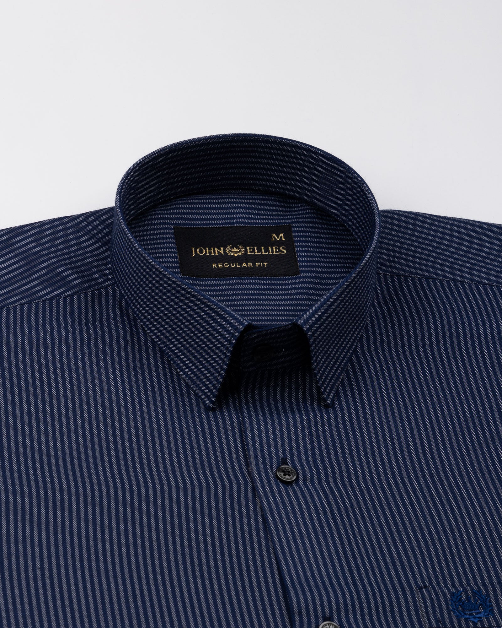 Marquis Blue Stripes Cotton Shirt - John Ellies