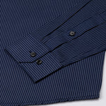 Marquis Blue Stripes Cotton Shirt - John Ellies