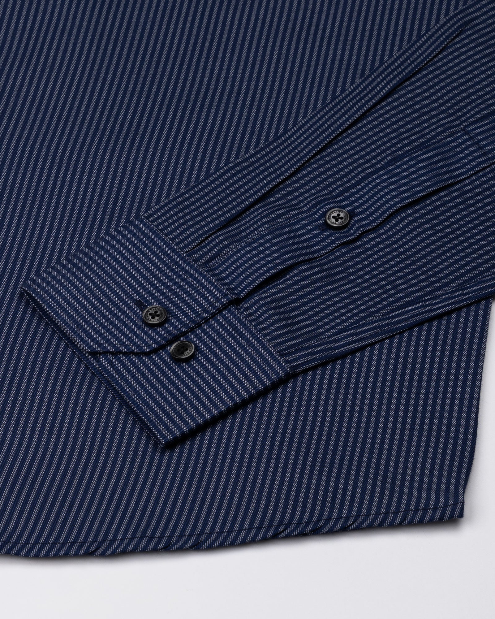 Marquis Blue Stripes Cotton Shirt - John Ellies