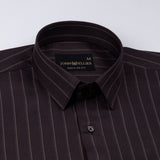 Marquis Wine Stripes Cotton Shirt - John Ellies