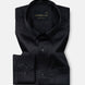 Ellwood Chacoal Grey Plain Satin Shirt - John Ellies