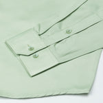 Ellwood Mint Green Plain Satin Shirt - John Ellies