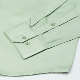 Ellwood Mint Green Plain Satin Shirt - John Ellies