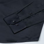 Ellwood Grey Plain Satin Shirt - John Ellies