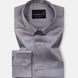 Ellwood Dusty Grey Plain Satin Shirt - John Ellies