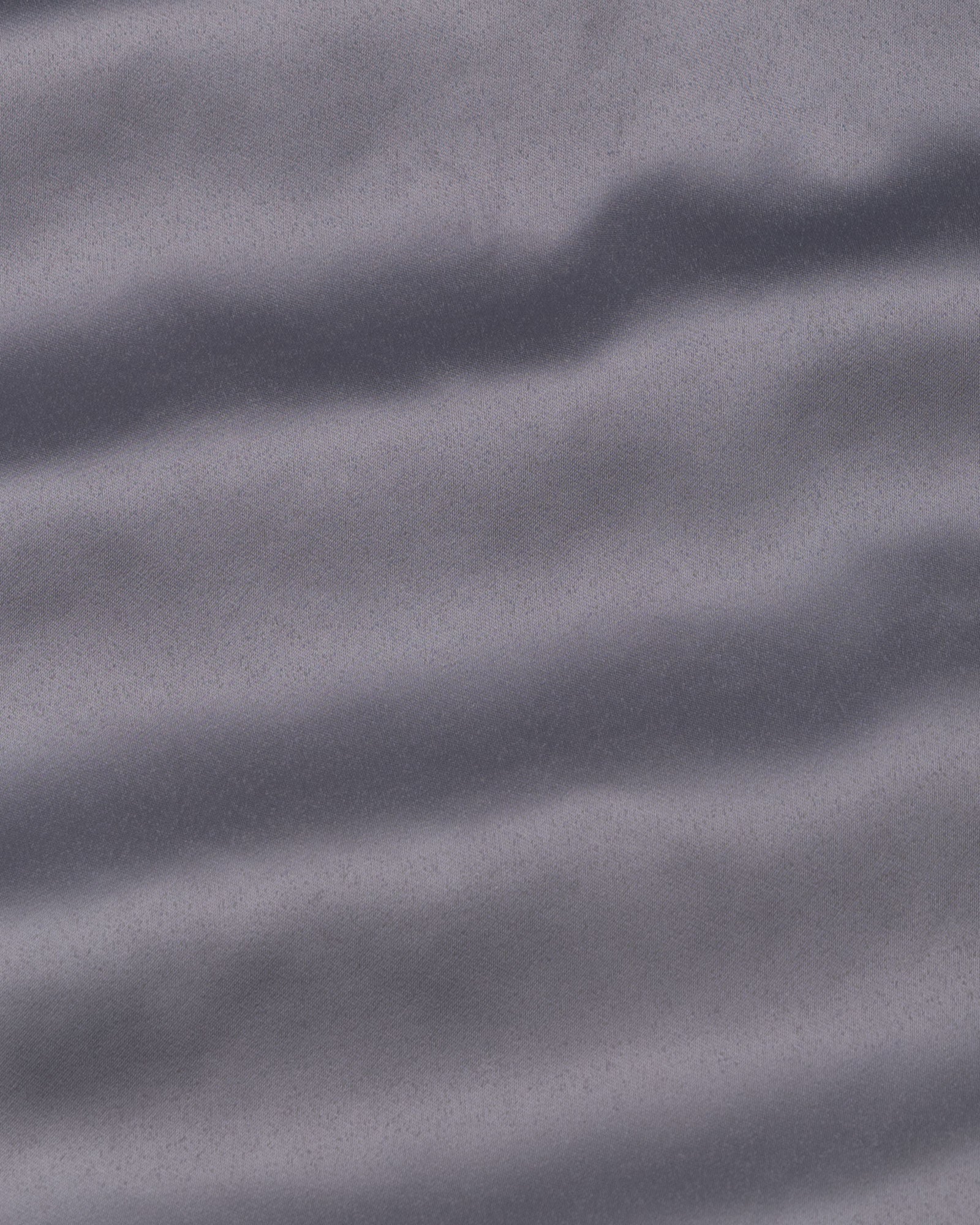 Ellwood Dusty Grey Plain Satin Shirt - John Ellies
