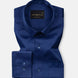 Ellwood Blue Plain Satin Shirt - John Ellies