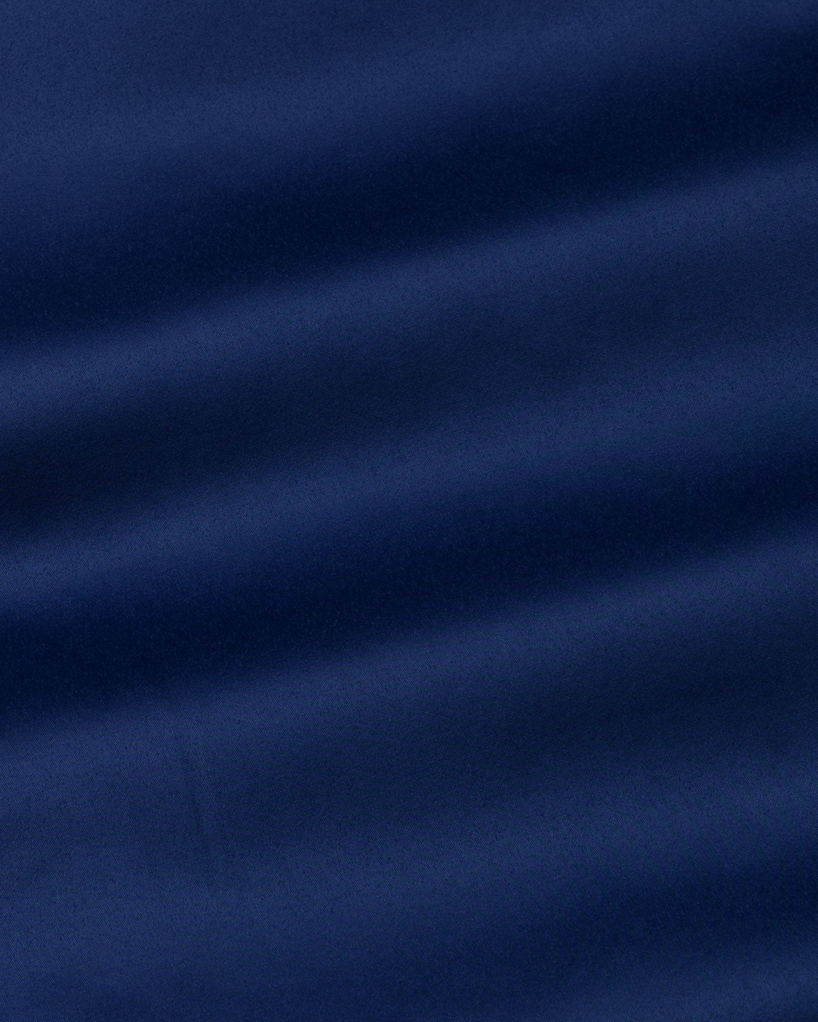 Ellwood Blue Plain Satin Shirt - John Ellies