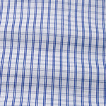 Zephar Silver Check Cotton Shirt - John Ellies