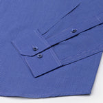 Zephar Navy Blue Check Cotton Shirt - John Ellies