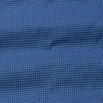 Zephar Blue Micro Check Cotton Shirt - John Ellies