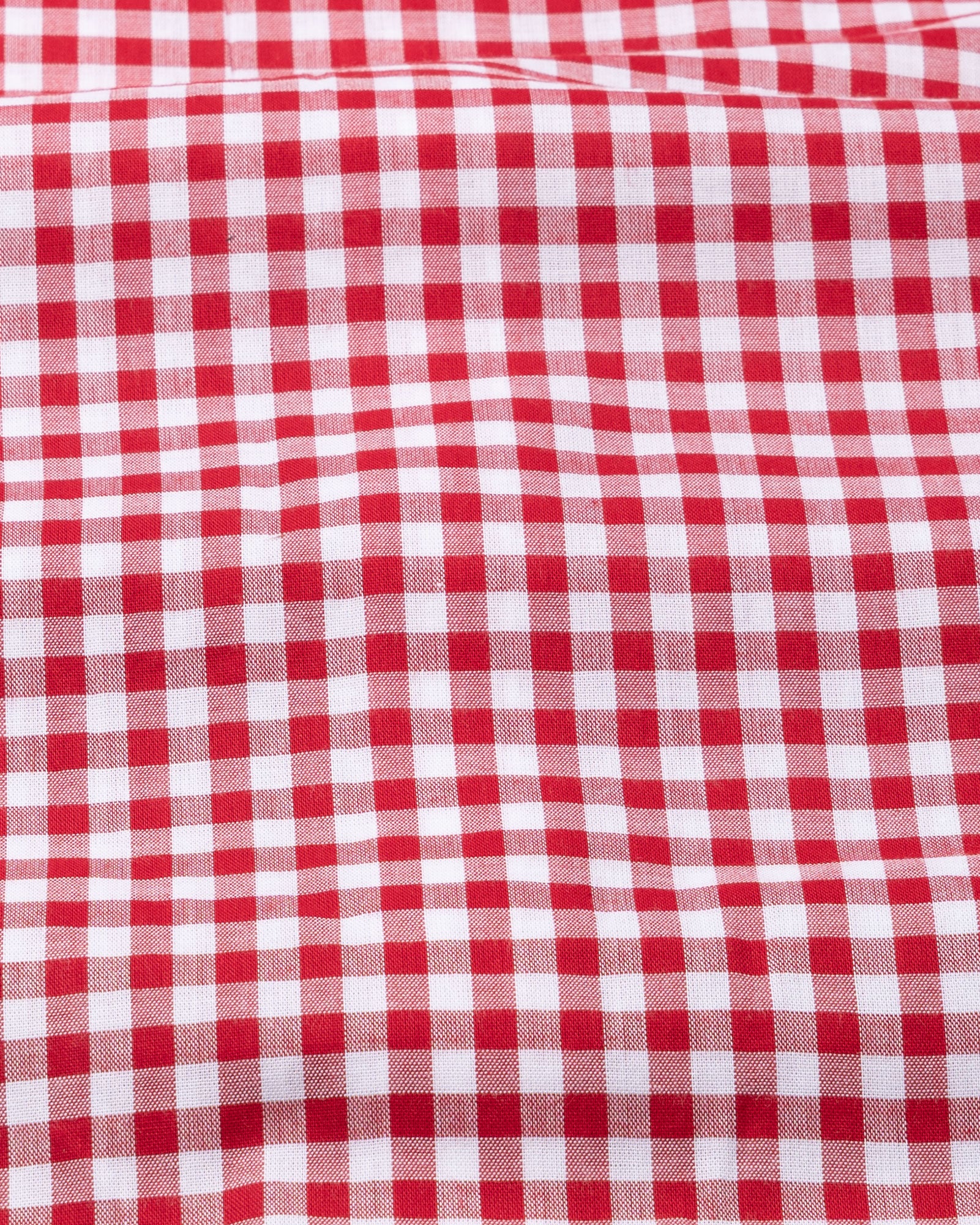 Zephar Red Micro Check Cotton Shirt - John Ellies