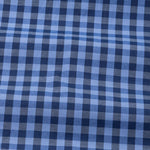 Zephar Blue & Black Check Cotton Shirt - John Ellies