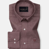 Harbor Brown Plain Premium Linen Shirt - John Ellies