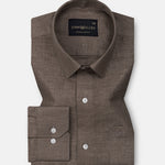 Harbor Bronze Plain Premium Linen Shirt - John Ellies