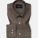 Harbor Bronze Plain Premium Linen Shirt - John Ellies