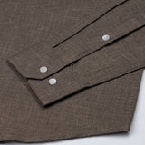 Harbor Bronze Plain Premium Linen Shirt - John Ellies