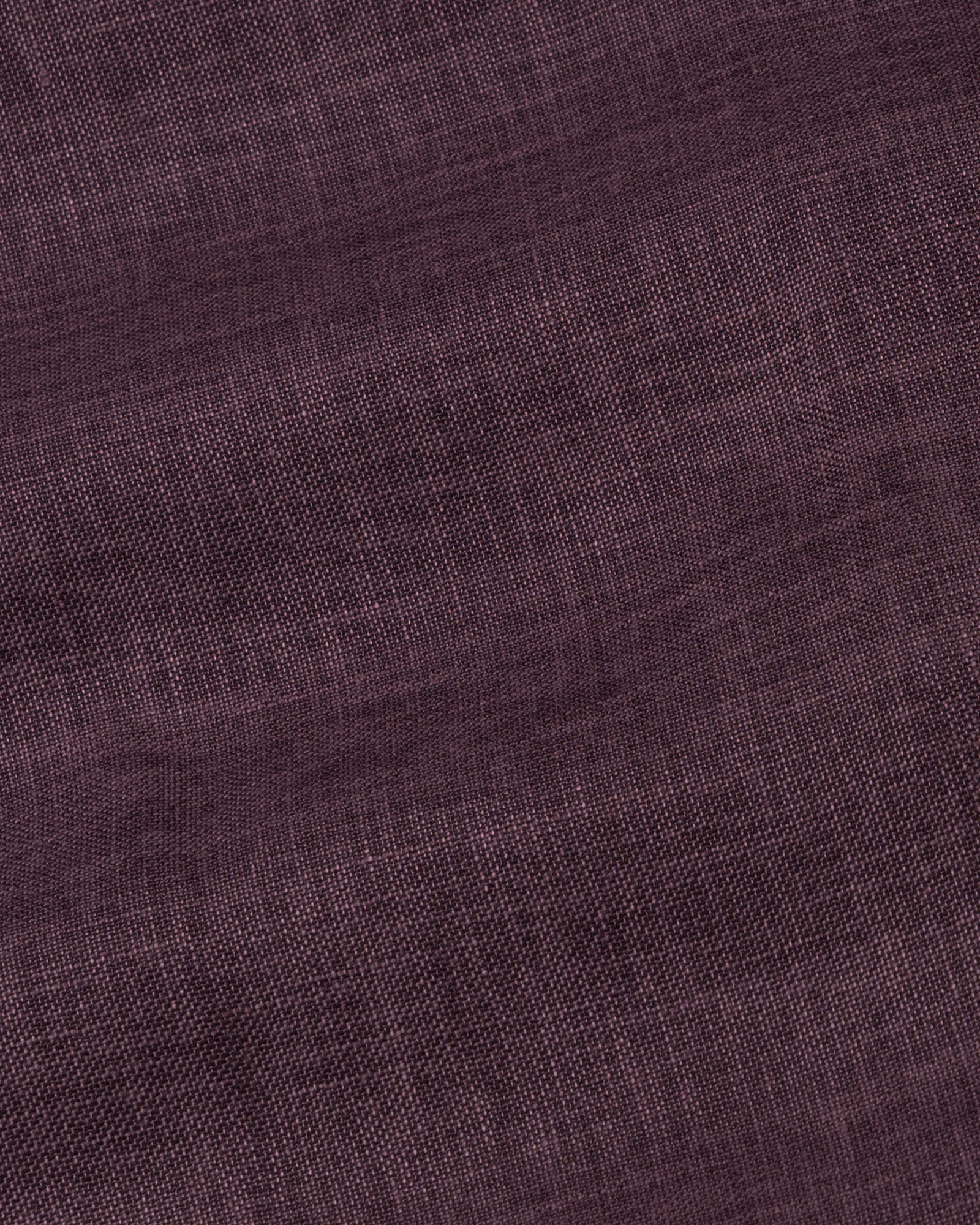 Harbor Purple Plain Premium Linen Shirt - John Ellies