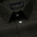 Harbor Green Plain Premium Linen Shirt - John Ellies