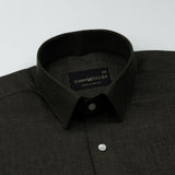 Harbor Green Plain Premium Linen Shirt - John Ellies