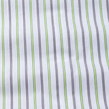 Breeze Green & Black Stripes Cotton Shirt - John Ellies