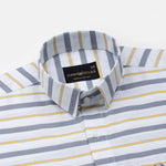 Breeze Grey Stripes Cotton Shirt - John Ellies