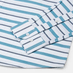Breeze Teal Stripes Cotton Shirt - John Ellies