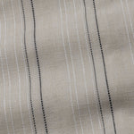 Solece Beige Stripe Button Down Linen Shirt - John Ellies