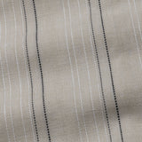 Solece Beige Stripe Button Down Linen Shirt - John Ellies
