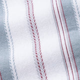 Solece Maroon Stripe Button Down Linen Shirt - John Ellies