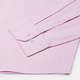Paxrul Pink Plain Oxford Cotton Shirt - John Ellies