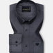 Paxrul Black Plain Oxford Cotton Shirt - John Ellies