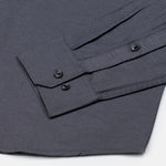Paxrul Black Plain Oxford Cotton Shirt - John Ellies