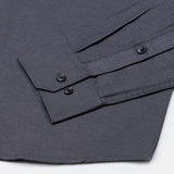 Paxrul Black Plain Oxford Cotton Shirt - John Ellies