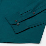 Paxrul Green Plain Oxford Cotton Shirt - John Ellies