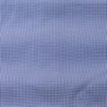 Haston Navy Blue Micro Check Oxford Cotton Shirt - John Ellies