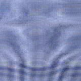 Haston Navy Blue Micro Check Oxford Cotton Shirt - John Ellies