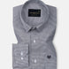 Haston Black Micro Check Oxford Cotton Shirt - John Ellies