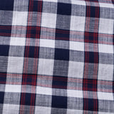 Everard Navy Blue Check Linen Shirt