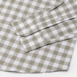 Everard Tan Check Linen Shirt