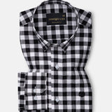 Everard Black Check Linen Shirt