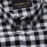 Everard Black Check Linen Shirt