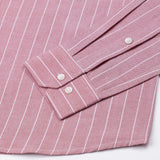 Gloris Red Stripes Oxford Cotton Shirt