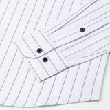 Gloris White Stripes Oxford Cotton Shirt