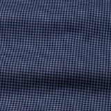 Topez Navy Blue Check Button Down Cotton Shirt