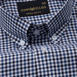 Topez Blue Check Button Down Cotton Shirt