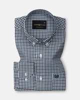 Topez Green Check Button Down Cotton Shirt