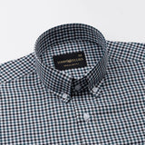 Topez Green Check Button Down Cotton Shirt