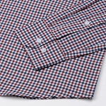Topez Maroon Check Button Down Cotton Shirt - John Ellies
